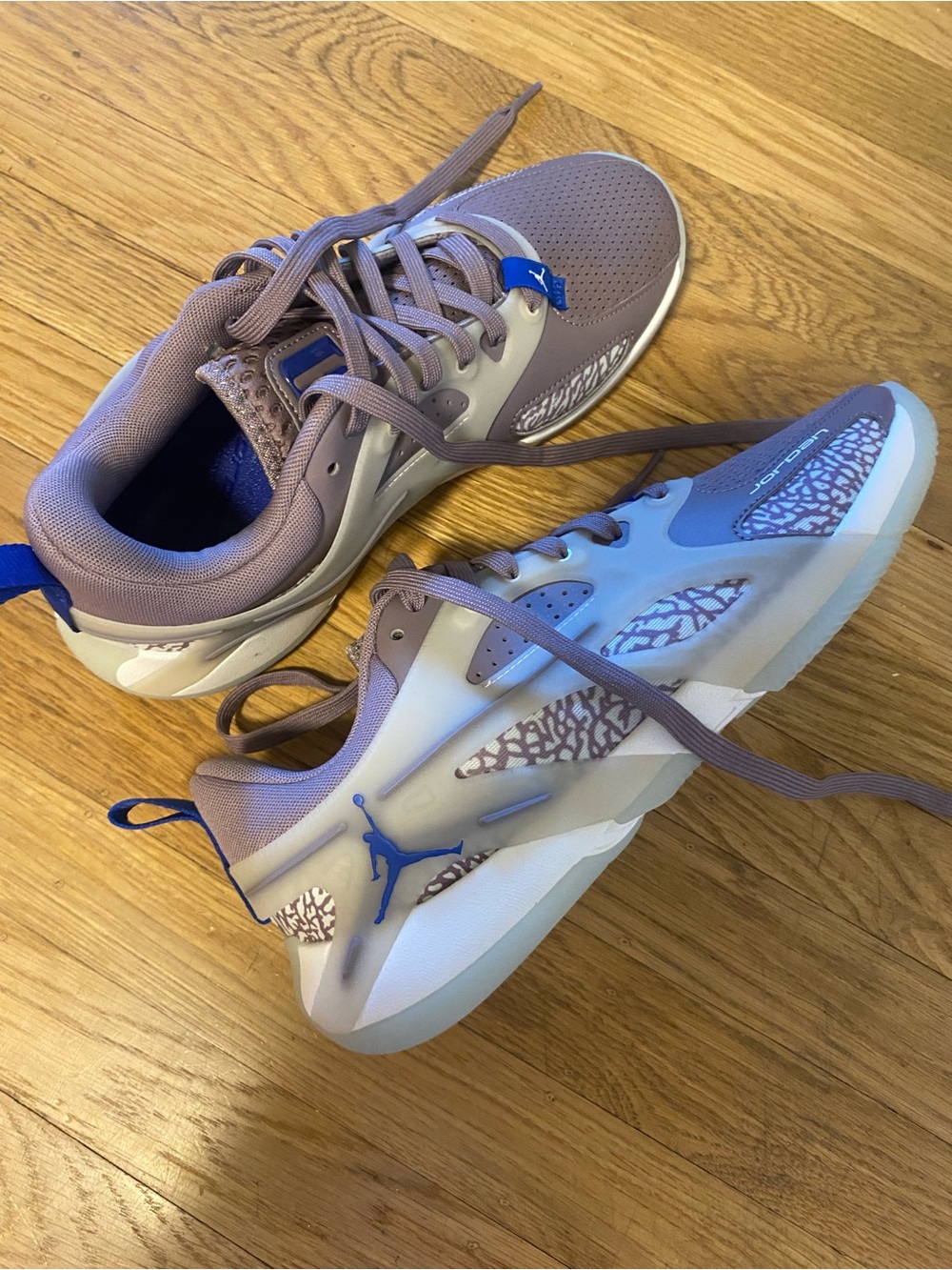 NEW Jordan Heir Purple Smoke/Light Silver